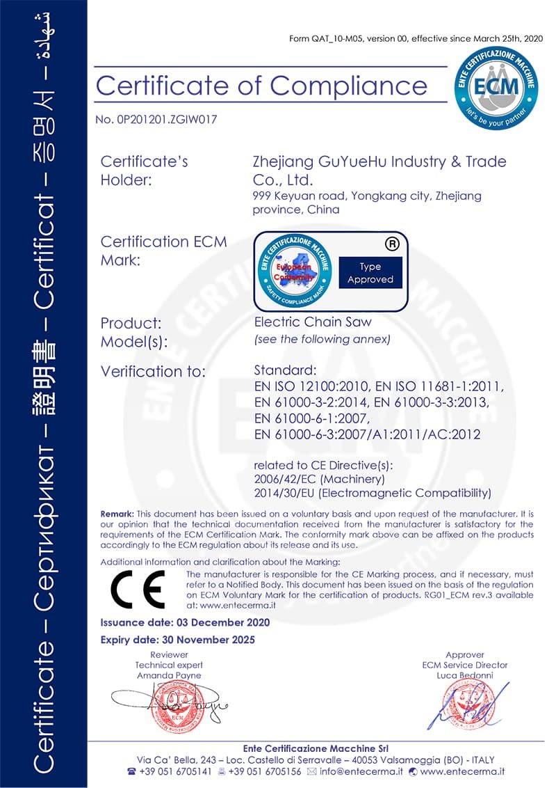 CE-Electric Chain Saw